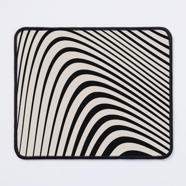 Item preview, Black and White Modern Minimal Abstract Wavy Line designed and sold by SallySunday.
