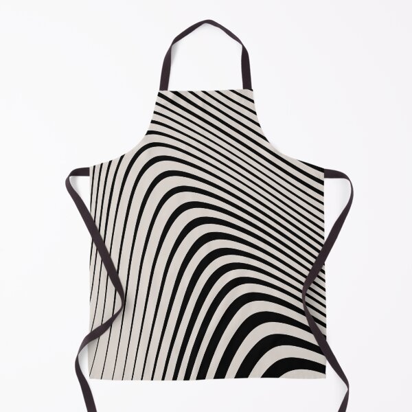 Item preview, Black and White Modern Minimal Abstract Wavy Line designed and sold by SallySunday.