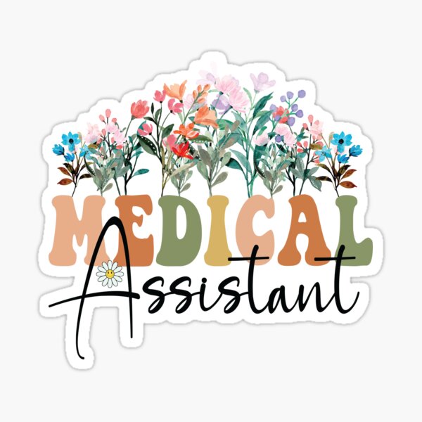 Item preview, Medizinische Assistentin CMA Krankenschwester Krankenpflege Groovy Wildflower designed and sold by BIHI14.