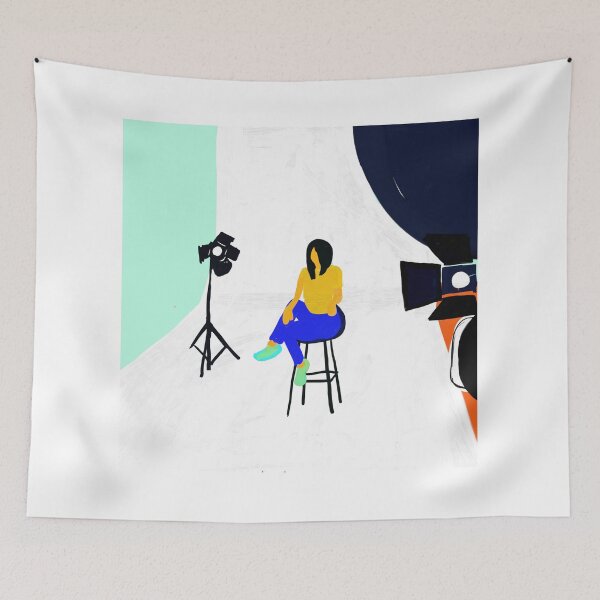 Item preview, propaganda Room | photography room | a unkown lady in a photography room photography room photoshoot designed and sold by KARTICK DUTTA.