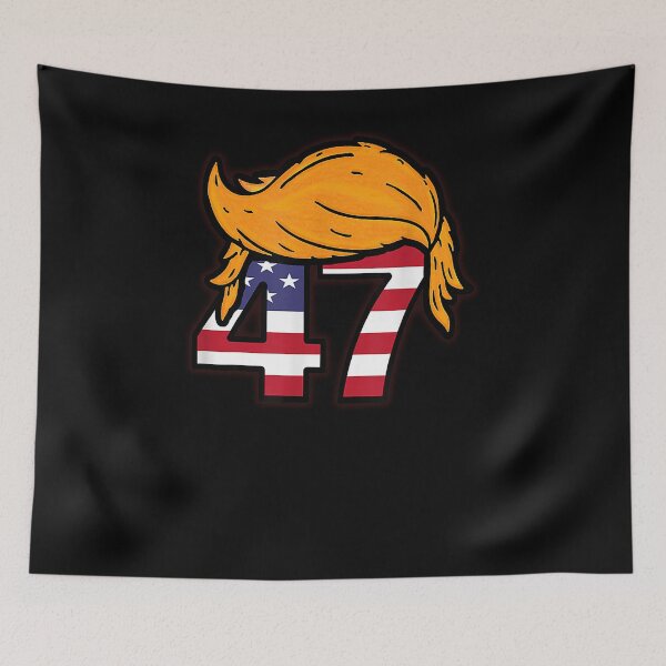 Item preview, Donald Trump 2024 For President 47th President Trump Hair designed and sold by HiramBlick.