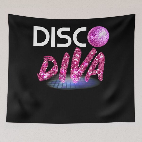 Item preview, Disco Diva Tee, Retro 70s product, Vintage 80s print Classic  designed and sold by JudKonopelski.
