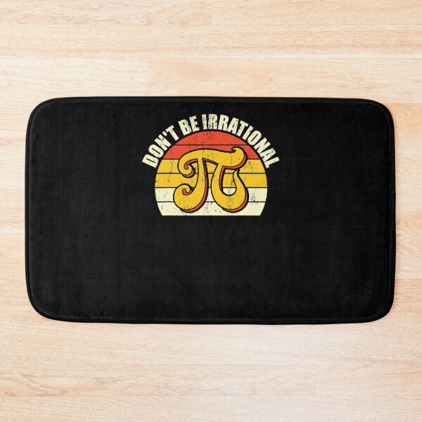 Item preview, Don't Be Irrational Retro Vintage Symbol Pi Day Math Teacher designed and sold by HiramBlick.