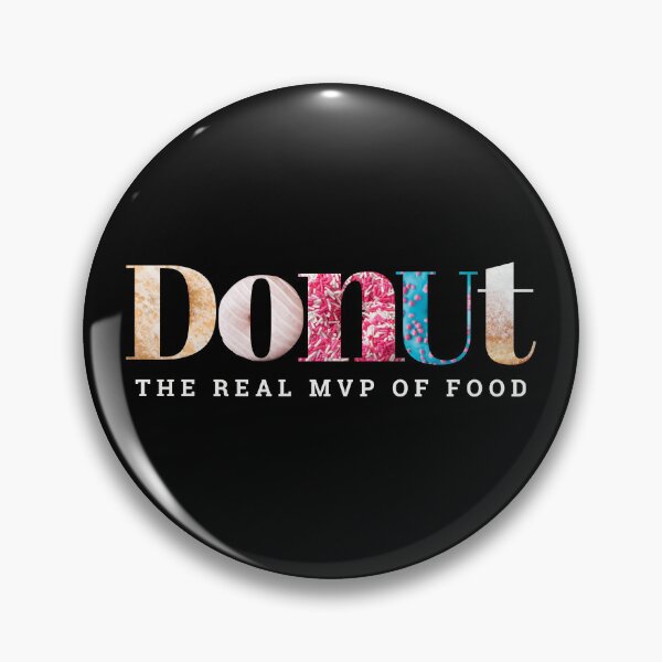 Item preview, Donut the real MVP of Food designed and sold by WhitepaperStyle.