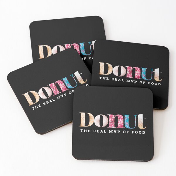 Item preview, Donut the real MVP of Food designed and sold by WhitepaperStyle.