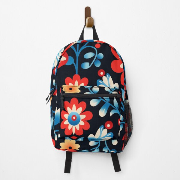 Item preview, colorful flowery pattern designed and sold by Quijote-.