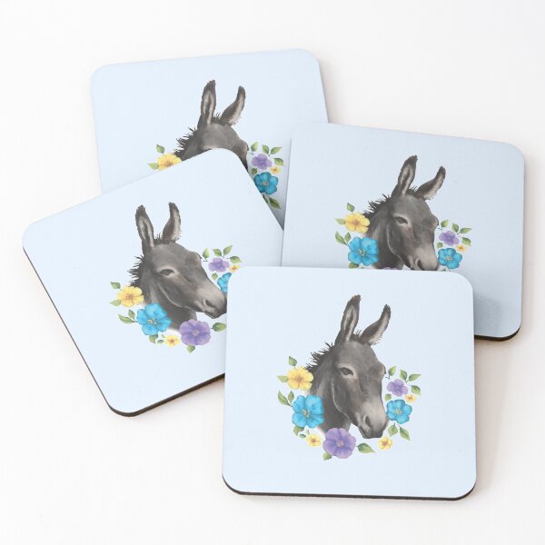 Item preview, donkey with flowers designed and sold by DerSenat.