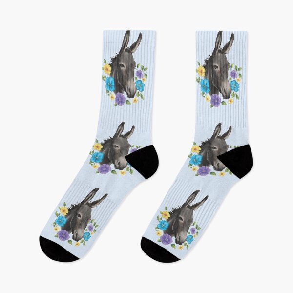 Item preview, donkey with flowers designed and sold by DerSenat.