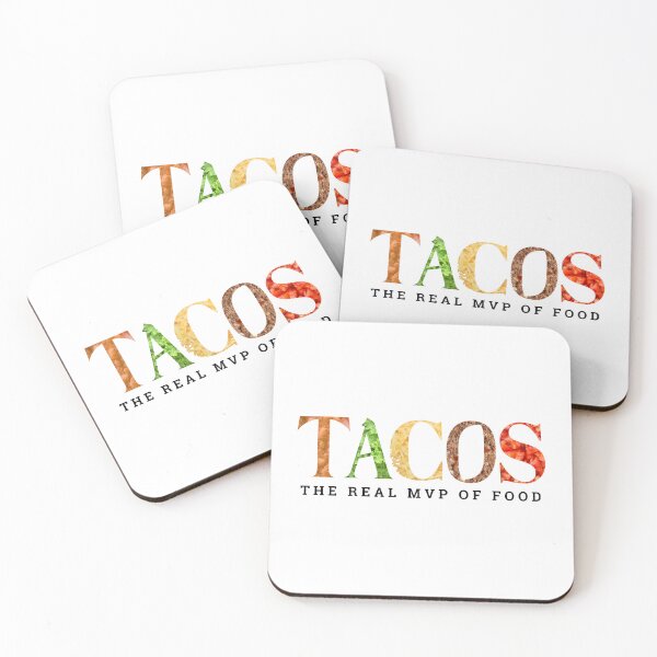 Item preview, Tacos the real MVP of Food designed and sold by WhitepaperStyle.