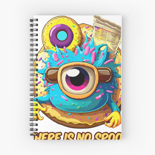 Item preview, there is no spoon  - all knowing donut designed and sold by vanessshan.