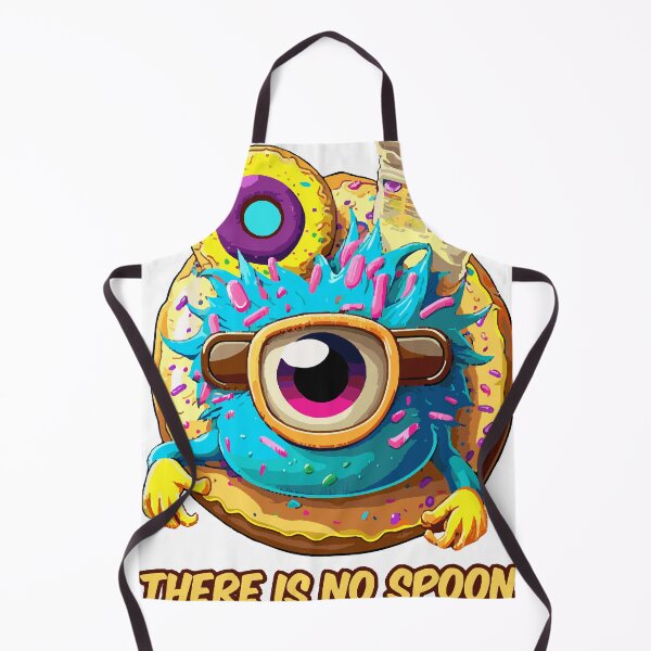 Item preview, there is no spoon  - all knowing donut designed and sold by vanessshan.