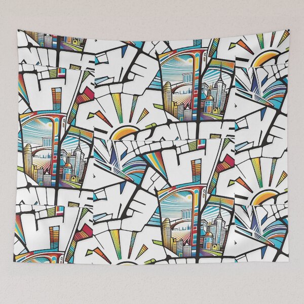 Item preview, Abstract Cityscape IV designed and sold by DevemDavam.