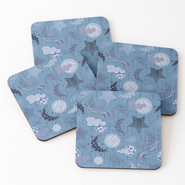 Item preview, Blue Galactic Dreamy night designed and sold by The Pattern Mill.