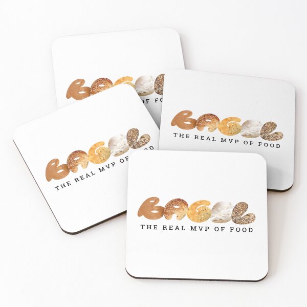 Item preview, Bagel the real MVP of Food designed and sold by WhitepaperStyle.