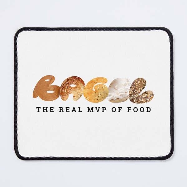 Item preview, Bagel the real MVP of Food designed and sold by WhitepaperStyle.