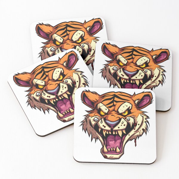 Item preview, Tiger zombie designed and sold by ArtforArts.