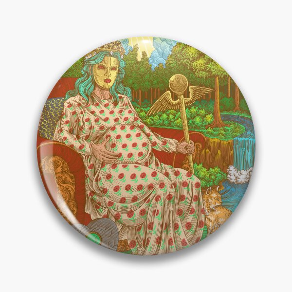 Item preview, The Empress Tarot Illustration  designed and sold by WOLForDEER.