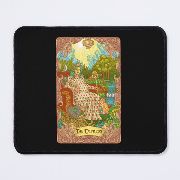Item preview, The Empress Tarot Illustration designed and sold by WOLForDEER.
