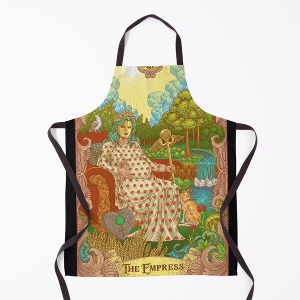 Item preview, The Empress Tarot Illustration designed and sold by WOLForDEER.
