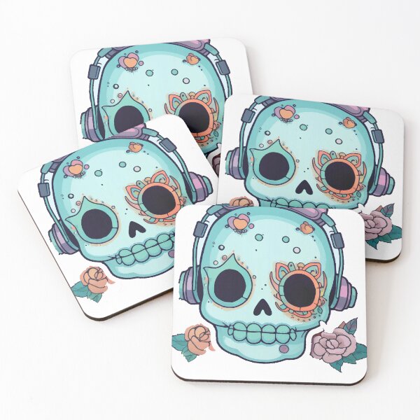 Item preview, Kawaii Music Skull designed and sold by trinahelson.