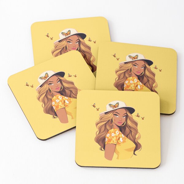 Item preview, Anime Butterfly Beyonce in Summer Yellow designed and sold by sμ (smew).