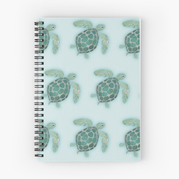 Item preview, Watercolor Sea Turtle on Light Blue Waters designed and sold by RegalitosParaTi.
