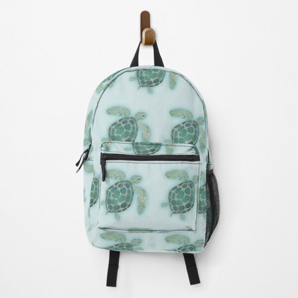 Item preview, Watercolor Sea Turtle on Light Blue Waters designed and sold by RegalitosParaTi.