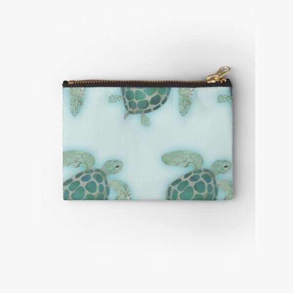 Item preview, Watercolor Sea Turtle on Light Blue Waters designed and sold by RegalitosParaTi.