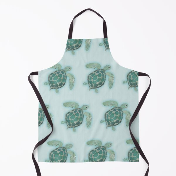Item preview, Watercolor Sea Turtle on Light Blue Waters designed and sold by RegalitosParaTi.