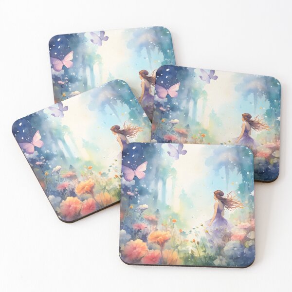 Item preview, Enchanted Garden Escape | Watercolor Landscape Canvas designed and sold by Shirtastically.