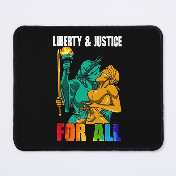 Item preview, Lady Liberty and Justice Kiss designed and sold by DELNMATTINGLY.