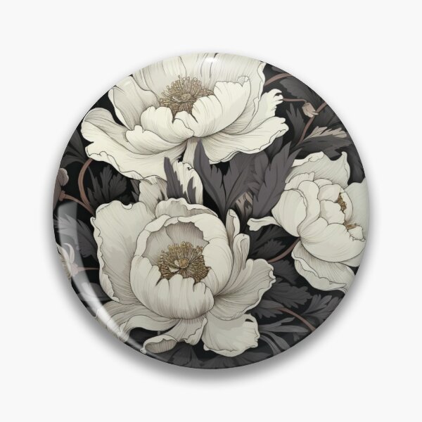Item preview, Vintage Nocturnal Elegance: Floral Shadows designed and sold by Vintageoused.