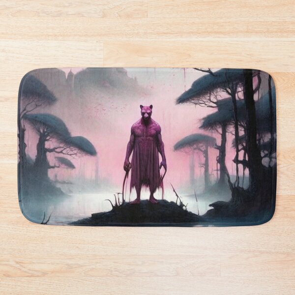 Item preview, Portrait of a pink monster designed and sold by jsebouvi.