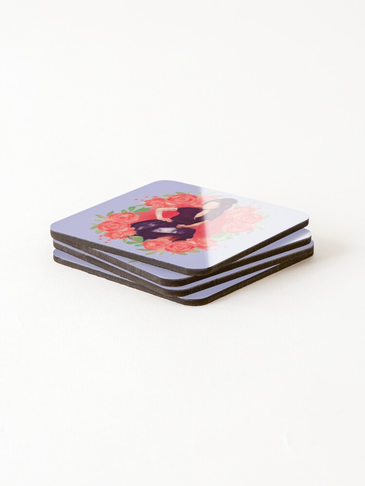 Thumbnail 4 of 5, Coasters (Set of 4), Amy Roses designed and sold by DarshSaunders.