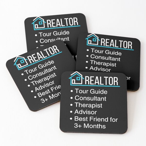 Item preview, Realtor Estate Real Agent Funny Broker Life Sell House designed and sold by BunBuntheDog-.