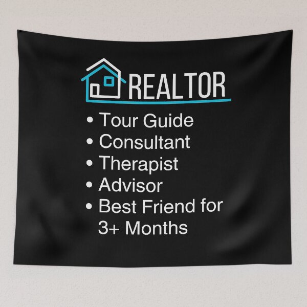 Item preview, Realtor Estate Real Agent Funny Broker Life Sell House designed and sold by BunBuntheDog-.