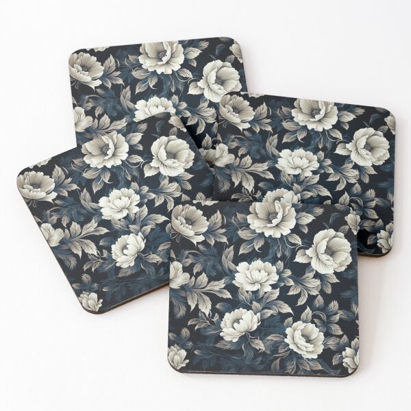 Item preview, Floral Echoes in Vintage Shadowscape designed and sold by Vintageoused.