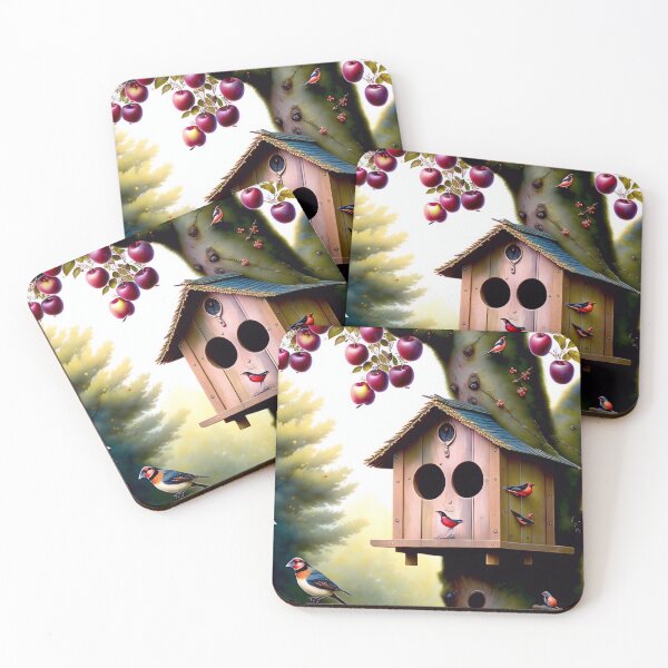 Item preview, Finches in the apple tree  designed and sold by M-Y-A-R-T-.