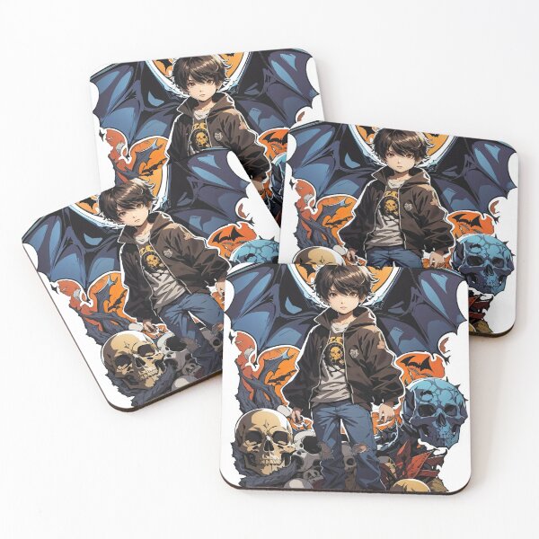 Item preview, Anime-Style Demon Boy: Artistic Character Portrayal designed and sold by ngness.