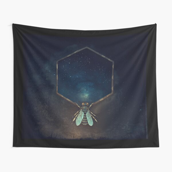 Bee Universe Tapestry