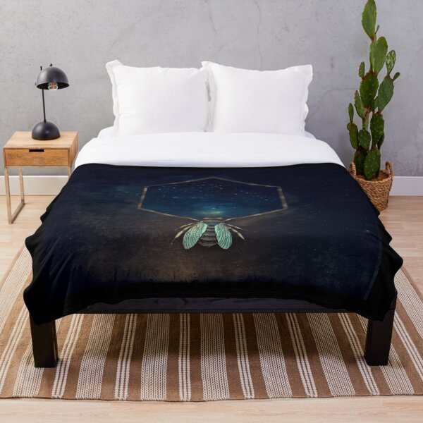 Bee Universe Throw Blanket