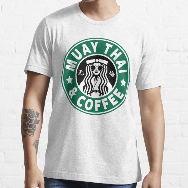 Item preview, MUAY THAI - MUAY THAI AND COFFEE designed and sold by ShirtWreck.