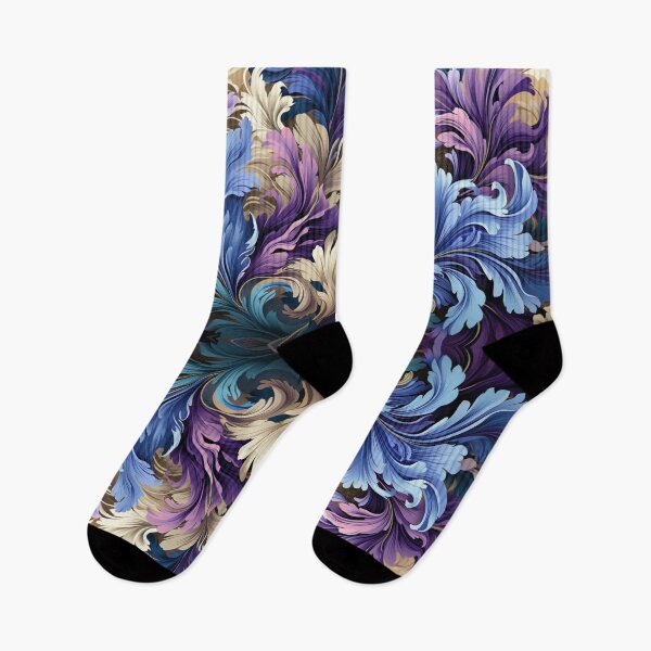 Item preview, Feathers of Blues, Greens and Purples designed and sold by BeHappyGoLucky.