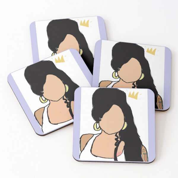 Item preview, Amy Winehouse line art designed and sold by DarshSaunders.