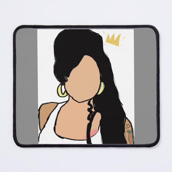 Item preview, Amy Winehouse line art designed and sold by DarshSaunders.