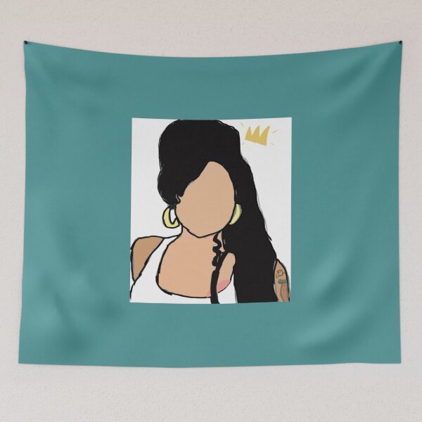 Item preview, Amy Winehouse line art designed and sold by DarshSaunders.
