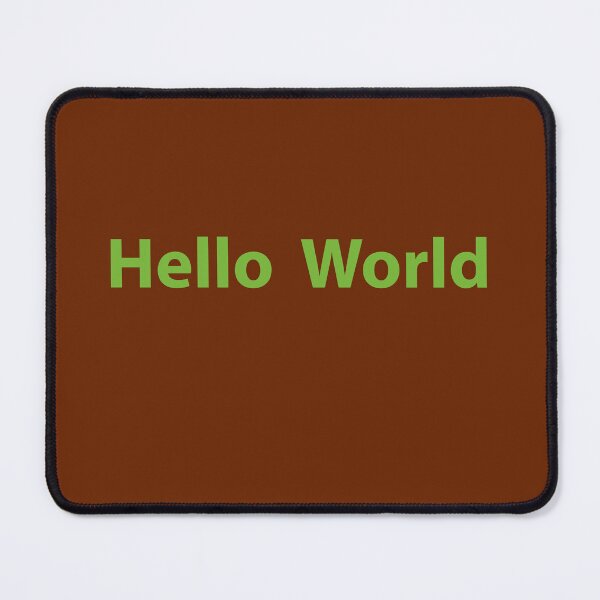 Item preview, hello world designed and sold by neurostructure.