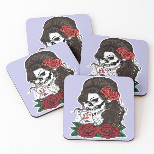 Item preview, Amy Winehouse Skull Unique designed and sold by DarshSaunders.