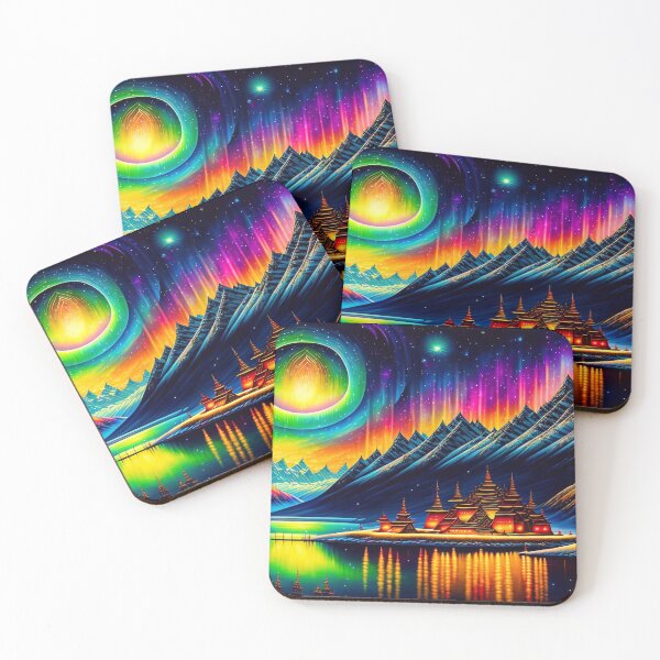 Item preview, The northern lights over Tibet designed and sold by M-Y-A-R-T-.
