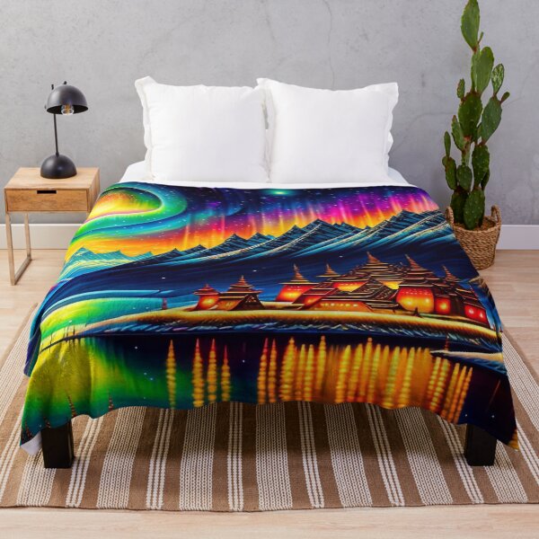 Item preview, The northern lights over Tibet designed and sold by M-Y-A-R-T-.